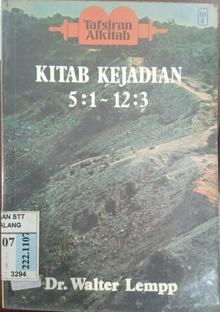 Tafsiran Alkitab : kitab Kejadian Psal 5 : 1-12:3
