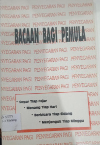 Image of Bacaan bagi pemula