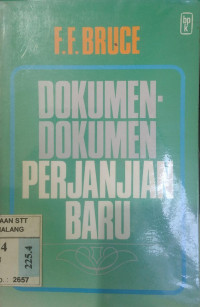Image of Dokumen-dokumen perjanjian baru