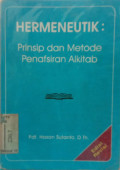 Hermeneutik: prinsip dan metode penafsiran alkitab