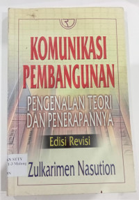 Image of Komunikasi pembangunan : Pengenalan teori dan penerapannya