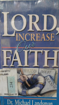 Image of Lord increase our Faith