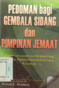 Pedoman Bagi Gembala Sidang dan Pemimpin Jemaat