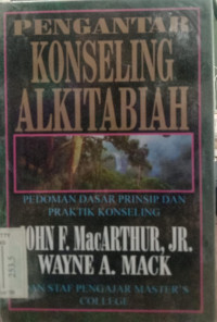 Image of Pengantar konseling alkitabiah