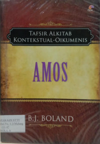 Image of Tafsir Alkitab Kontekstual-Oikumenis Amos