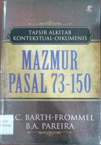 Image of Tafsir alkitab kontekstual-oikumenis : Mazmur pasal 73-150