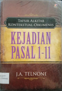 Image of TASFIR ALKITAB KONTEKSTUAL-OIKUMENIS KEJADIAN PASAL 1-11